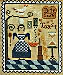 Click/tap for more details of Egg in a Bowl (cross stitch) by Carriage House Samplings
