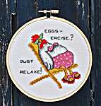 Click for more details of Eggs-Erase (cross stitch) by Permin of Copenhagen