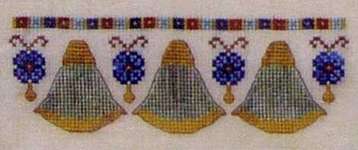 Click/tap for more details of Egyptian Duo (cross stitch) by Turquoise Graphics & Designs