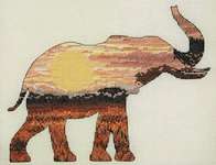 Click for more details of Elephant (cross stitch) by maia