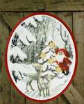 Click for more details of Elf in the Woods (cross stitch) by Permin of Copenhagen