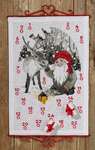 Click for more details of Elf with Reindeer Advent Calendar (cross stitch) by Permin of Copenhagen