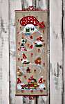 Click/tap for more details of Elfs and Gifts Advent (cross stitch) by Permin of Copenhagen