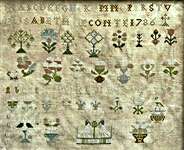 Click/tap for more details of Elisabeth LeConte 1786 (cross stitch) by Kathy Barrick