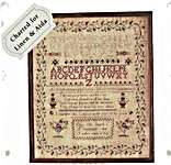 Click/tap for more details of Eliza Jane Smyth 1840 (cross stitch) by The Wishing Thorn