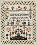 Click/tap for more details of Eliza Rule 1824 (cross stitch) by Hands Across the Sea Samplers