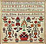 Click for more details of Ellen Bullifent 1881 (cross stitch) by Lila's Studio