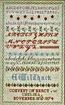 Click for more details of Emily Wildhack 1874 (cross stitch) by Hands Across the Sea Samplers