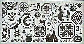 Click/tap for more details of Enchanted Quaker (cross stitch) by Luminous Fiber Arts