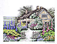 Click for more details of English Cottage (cross stitch) by Eva Rosenstand