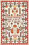 Click/tap for more details of Esther Pickford 1847 (cross stitch) by Hands Across the Sea Samplers