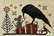 Click/tap for more details of Evergreens & Peppermint (cross stitch) by Stitches by Ethel