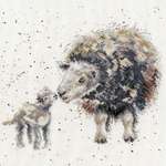 Click/tap for more details of Ewe and Me (cross stitch) by Bothy Threads