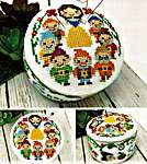 Click for more details of Fairy Tale Pin Cushion - Snow White (cross stitch) by Tiny Modernist