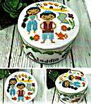 Click for more details of Fairy Tale Pin Cushions - Aladdin (cross stitch) by Tiny Modernist