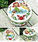 Click for more details of Fairy Tale Pin Cushions - Little Mermaid (cross stitch) by Tiny Modernist