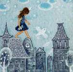 Click for more details of Fairy Tales Live on the Roof  (cross stitch) by RTO