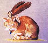 Click for more details of Fairycat (cross stitch) by Nimue Fee Main