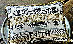 Click/tap for more details of Faith (cross stitch) by Summer House Stitche Workes