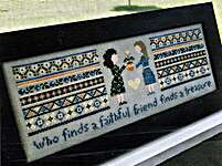 Click/tap for more details of Faithful Friend (cross stitch) by Sweet Wing Studio