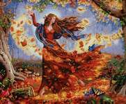 Click for more details of Fall Fairy (cross stitch) by Dimensions