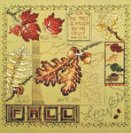 Click/tap for more details of Fall Leaves (cross stitch) by Stoney Creek