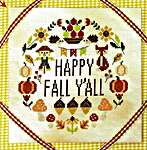 Click for more details of Fall Wreath (cross stitch) by Tiny Modernist