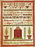 Click/tap for more details of Fanny Bramley (cross stitch) by Hands Across the Sea Samplers