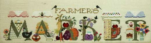 Click for more details of Farmers Market (cross stitch) by The Cross-Eyed Cricket