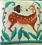 Click/tap for more details of Fawn & Friend (cross stitch) by Carriage House Samplings