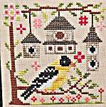 Click/tap for more details of Feathered Friends : August (cross stitch) by Quaint Rose Needlearts