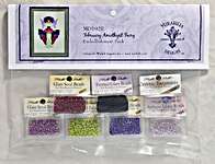 Click for more details of February Amethyst Fairy Embellishment Pack (beads and treasures) by Mirabilia Designs