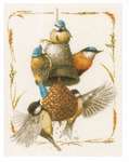 Click/tap for more details of Feeding Time (cross stitch) by Marjolein Bastin