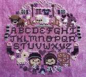 Click for more details of Fibery Friends Sampler (cross stitch) by The Frosted Pumpkin Stitchery