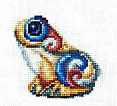 Click for more details of Figurines - Frog (cross stitch) by Andriana