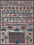 Click for more details of Fiona Rutherford Sampler 1866 (cross stitch) by The Wishing Thorn