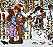 Click for more details of First Kiss (cross stitch) by Luca - S