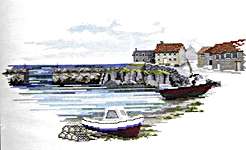 Click for more details of Fisherman's Haven (cross stitch) by Rose Swalwell