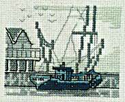 Click for more details of Fishing Boat (cross stitch) by Permin of Copenhagen