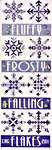 Click for more details of Flakes (cross stitch) by Glendon Place