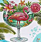 Click for more details of Flamingo Cocktail (cross stitch) by Les Petites Croix de Lucie
