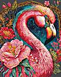 Click for more details of Flamingo Fantastico (cross stitch) by Luca - S