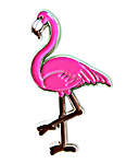 Click/tap for more details of Flamingo Needle Minder (needle minders) by Letistitch
