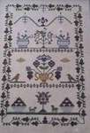 Click/tap for more details of Fleur de Lis 1830 (cross stitch) by Victorian Rose Needlearts