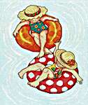 Click/tap for more details of Floating Friends (cross stitch) by Imaginating