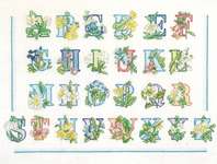 Click for more details of Floral Alphabet (cross stitch) by Thea Gouverneur