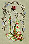 Click/tap for more details of Floral Dream (cross stitch) by Nora Corbett