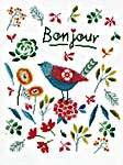 Click/tap for more details of Flower Bird (cross stitch) by Vervaco