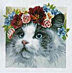 Click for more details of Flower Crown: Ragdoll (cross stitch) by Lanarte
