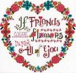 Click/tap for more details of Flower Friends (cross stitch) by Imaginating